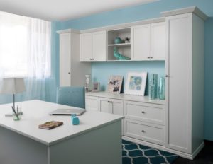 Custom Home Office Cabinets & Built In Storage