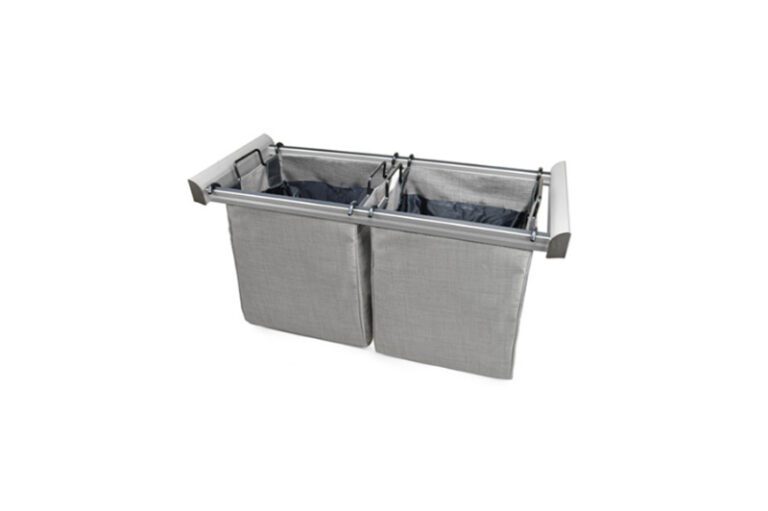 Engage Laundry Organizer Matte Aluminum