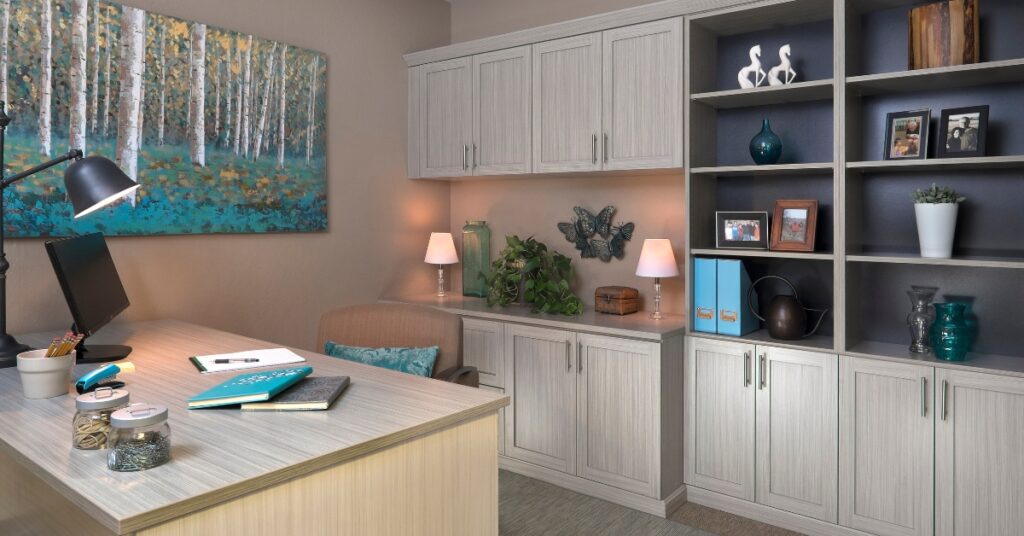 Home Office Makeover Made Easy With Built in Office Cabinets