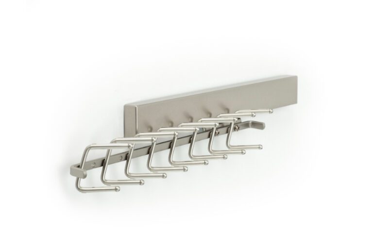 Tie Rack - Satin Nickel